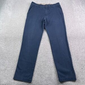 Ball and Buck Pants Mens 30x29 Blue 6 Point Pant Cotton Chino Made in USA Casual